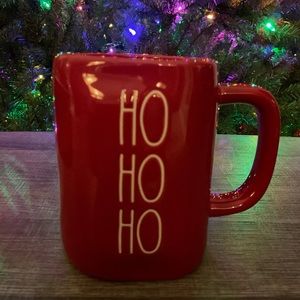 Rae Dunn HO HO HO Christmas coffee mug kitchen home new htf